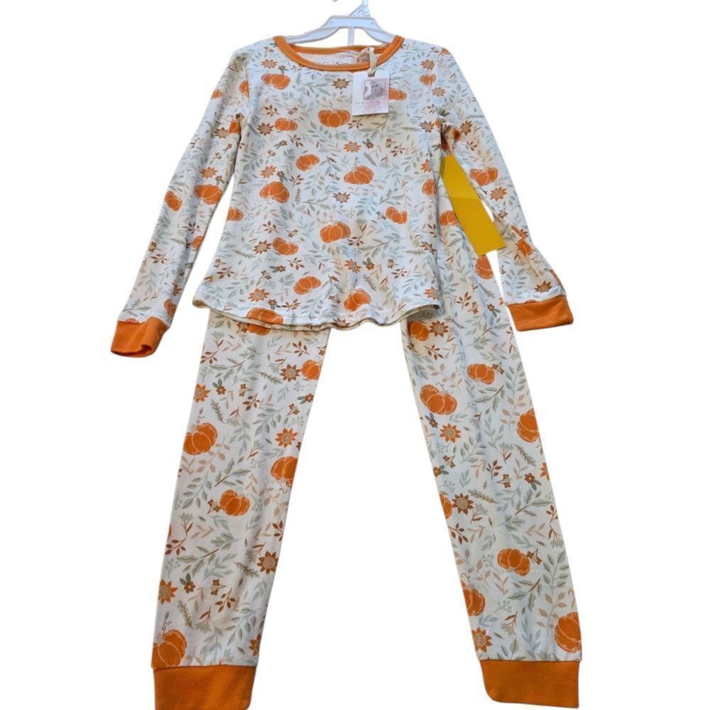 Pumpkin Print Kids Pajamas